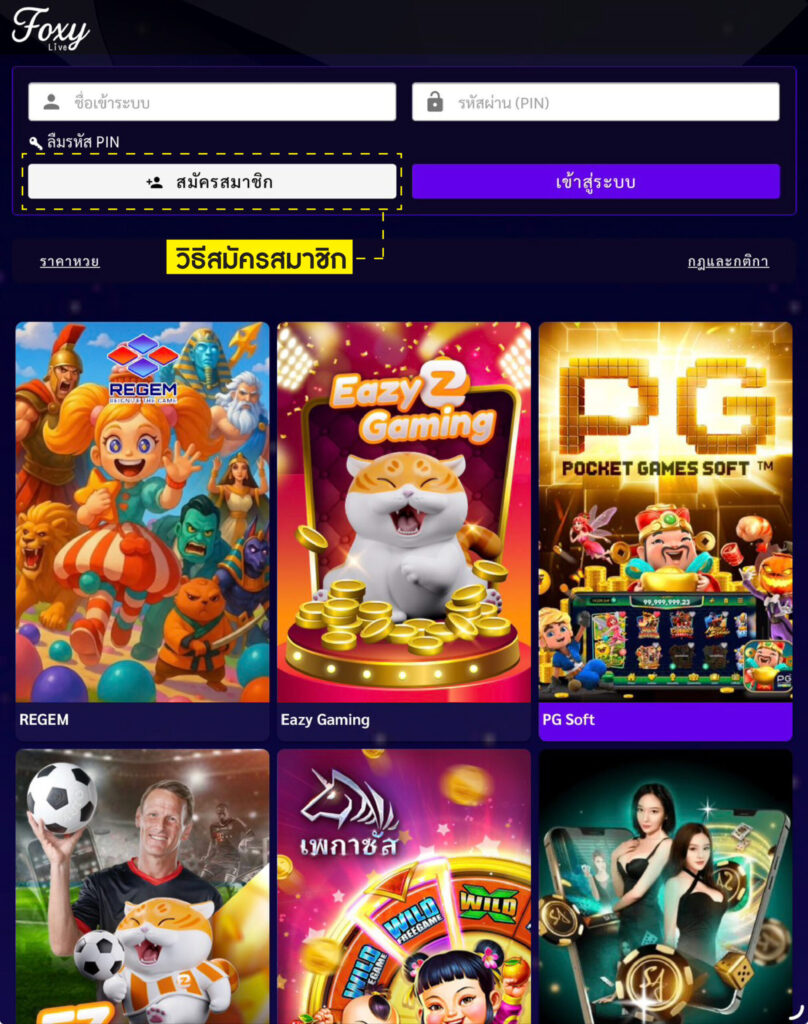 สมัครสมาชิก